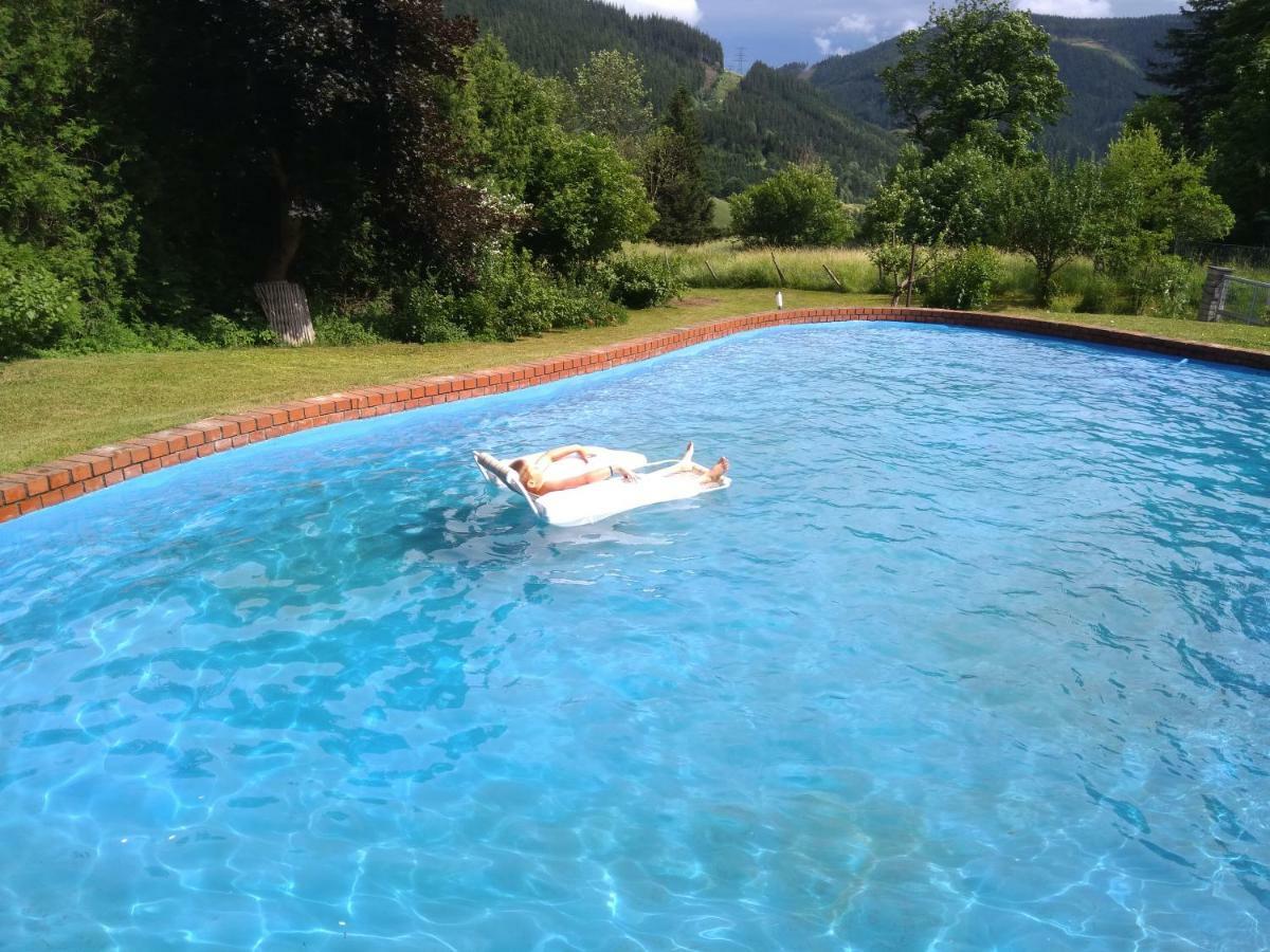 Pool, Pokale, Sauna, Billard, Kirche U. Viel Natur Vordernberg Exterior foto